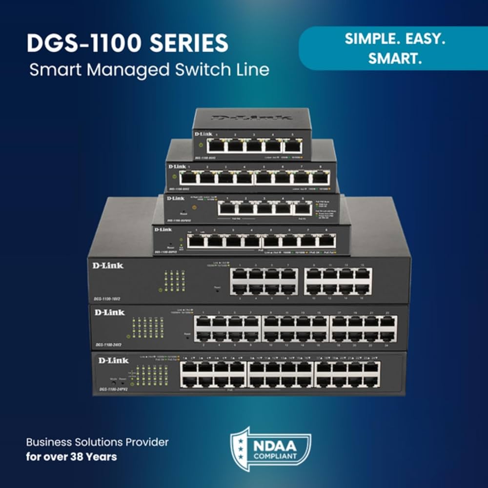 Amazon.co.jp: D-Link DGS-1100-24PV2 - 24ポートギガビットPoE